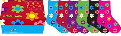 classic emily - TIPPY TOES BABY SOCKS - FLOWER POWER